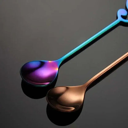 Stainless steel musical note tea spoon
