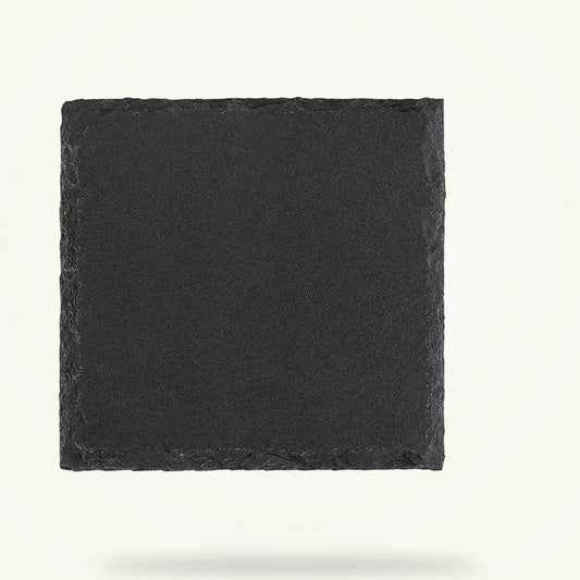 Natural Slate Coaster Set for Tea Cups and Mugs, product photo on a plain background