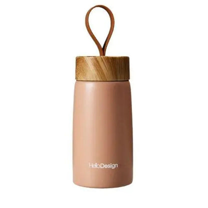 Rose pink stainless steel insulated tea bottle 260 ml