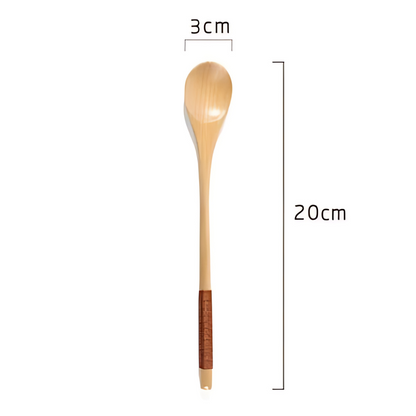 Olive wood tea spoon set for gifting