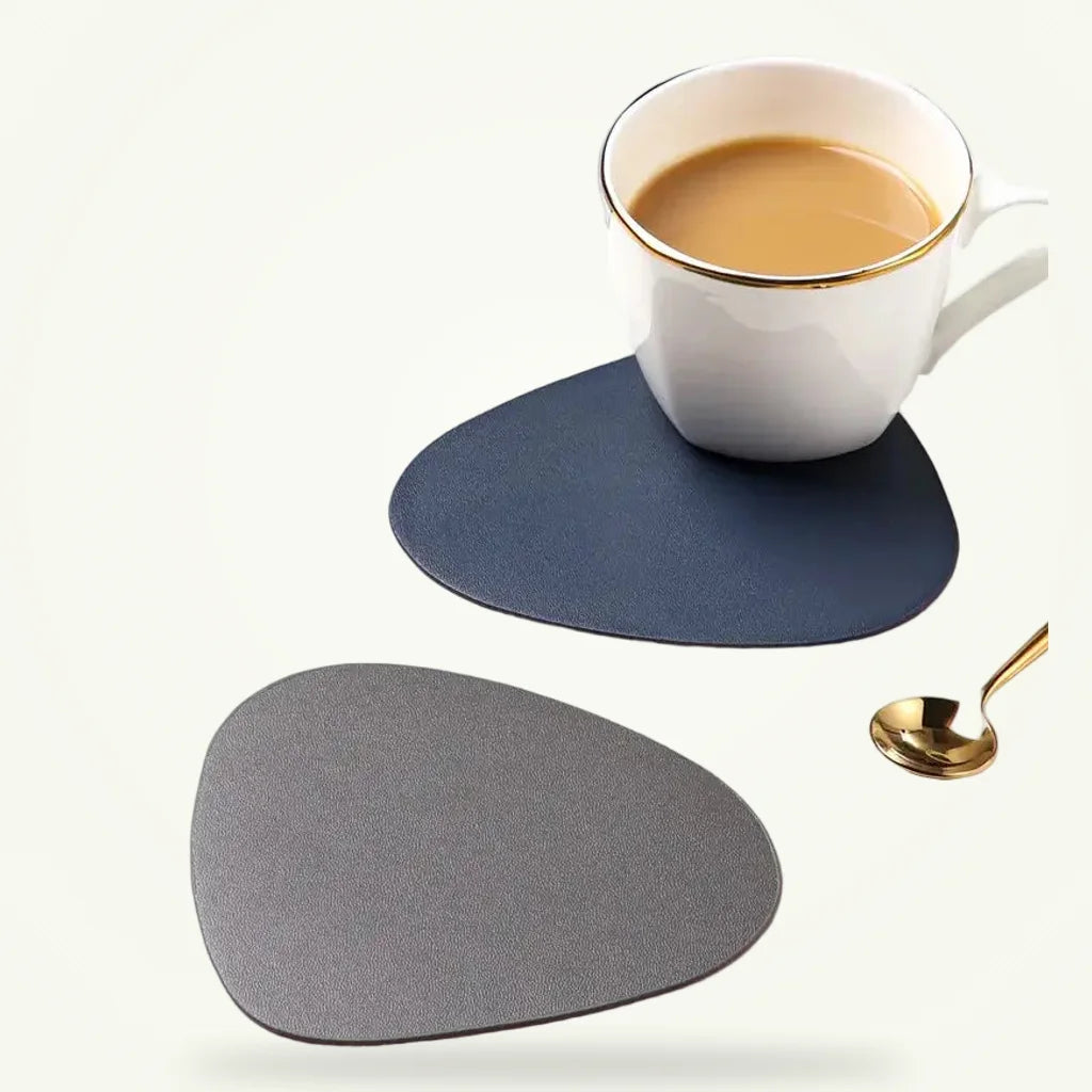 Oval Coaster for Tea Cups, product photo on a plain background