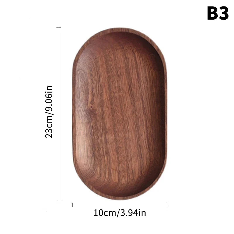 Oval Wooden Serving Tray - view 14