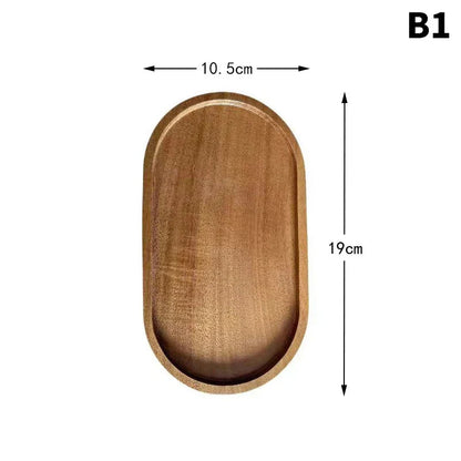 Oval Wooden Serving Tray - view 5