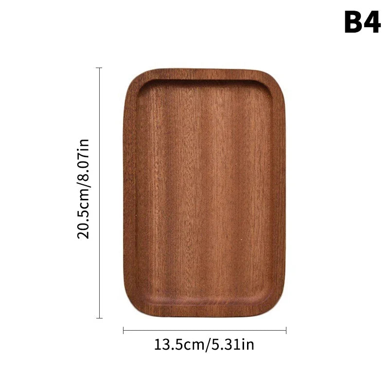 Oval Wooden Serving Tray - view 9