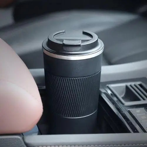 Small thermos mug for coffee tea