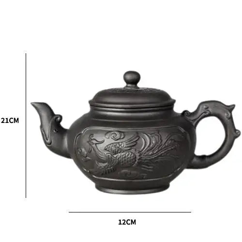 Phoenix clay teapot size comparison
