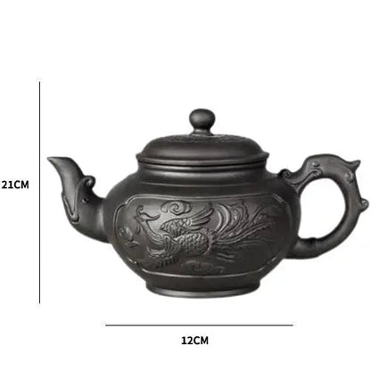 Phoenix clay teapot size comparison