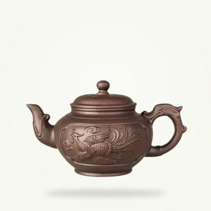 Phoenix Clay Teapot 750ml - Yixing Style Ceramic Teapot, product photo on a plain background