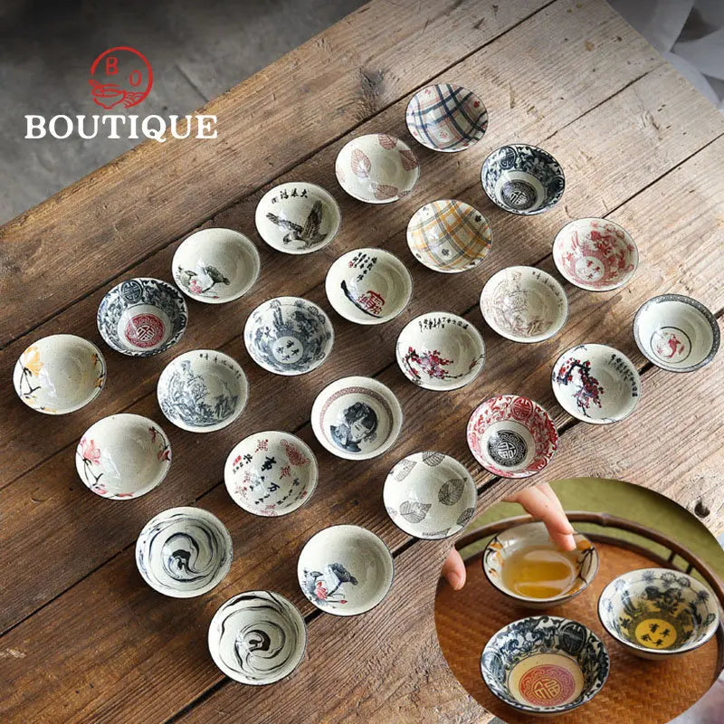 Plant Ash Glaze Porcelain Cup