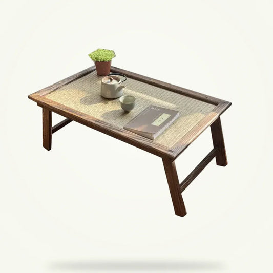 Plateau à Thé Pliable en Bois, photo du produit sur fond uni