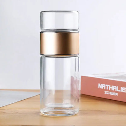 FREE Gift: Portable Tea Infuser Bottle Gold