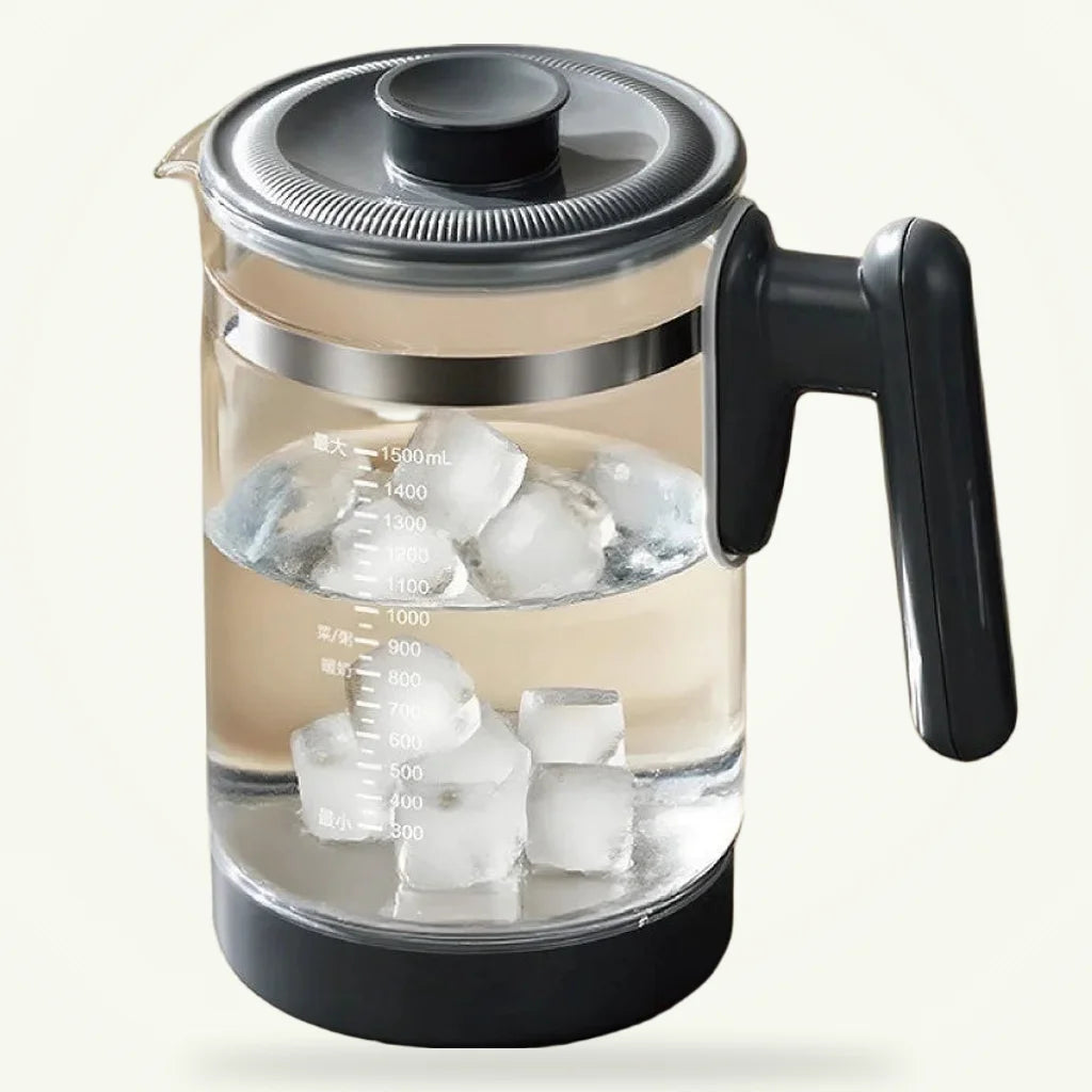 Pu-erh Steam Tea Maker 1.5L Glass, product photo on a plain background