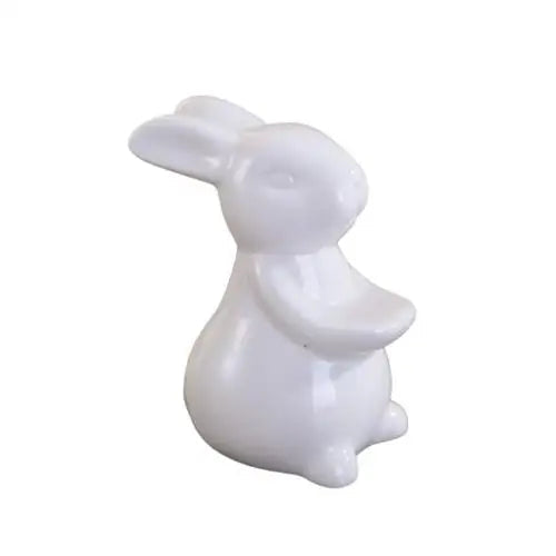 Replacement rabbit figurine for rabbit tea tray