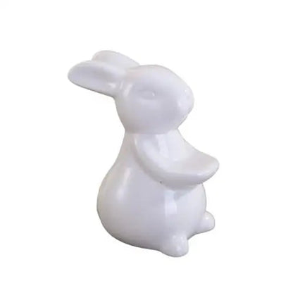 Replacement rabbit figurine for rabbit tea tray