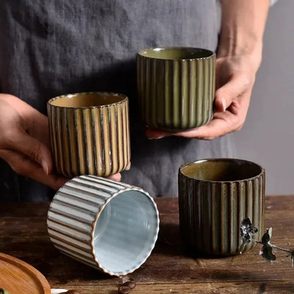 Retro Japanese Ceramic Cup - view 4