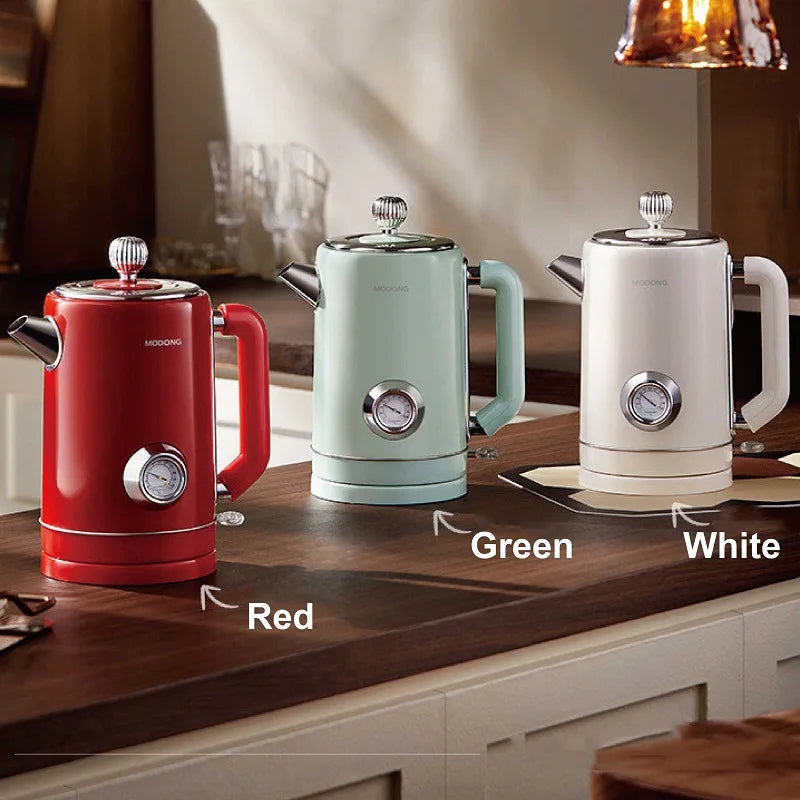 Retro Kettle 1.8L with Thermometer