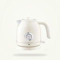 Retro White Electric Kettle 1.7L, 1800W