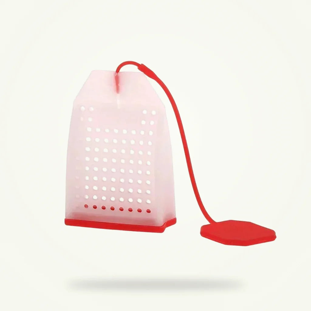 Reusable Silicone Tea Bags, product photo on a plain background