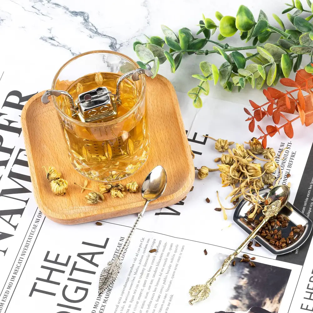 Tea infuser robot with fine mesh filter