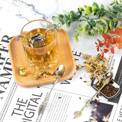 Tea infuser robot with fine mesh filter