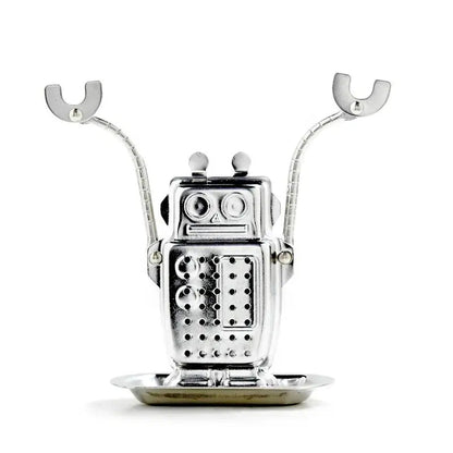 Robot tea infuser for mug and cup