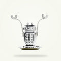Robot Tea Infuser Stainless Steel - Cute Tea Strainer for Loose Leaf Tea