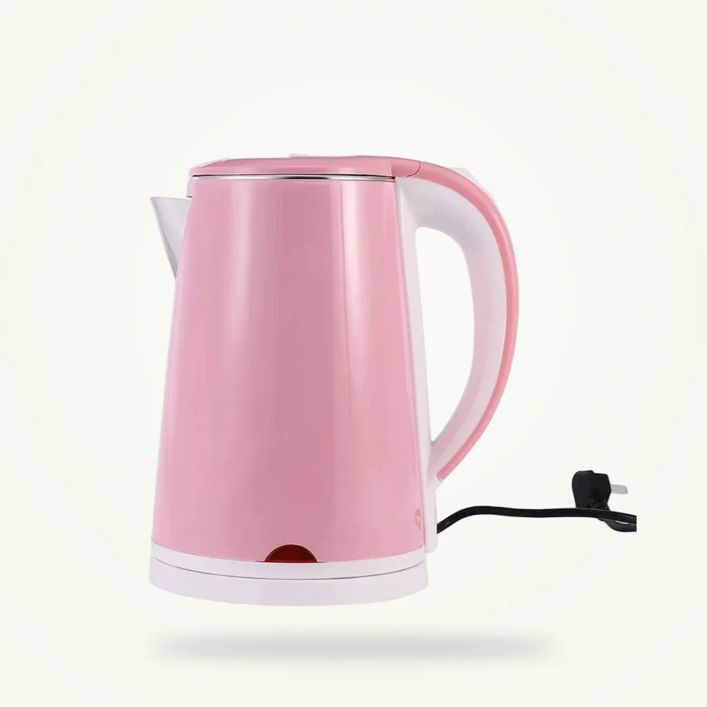 Rose Electric Kettle 1500W Retro Style 2.3L, product photo on a plain background