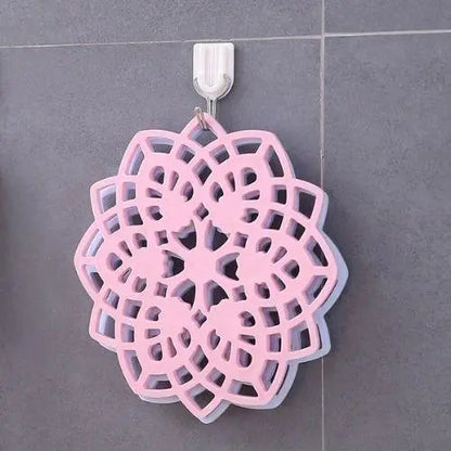 Rosette silicone saucer with teacup on top