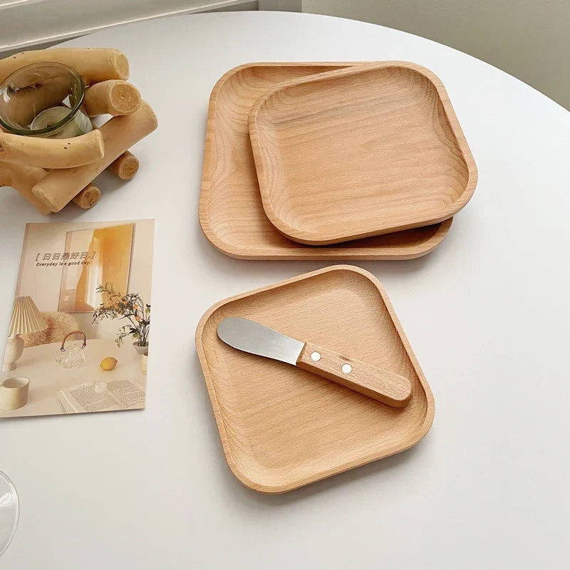 Round Wheat Straw Serving Trays - view 6