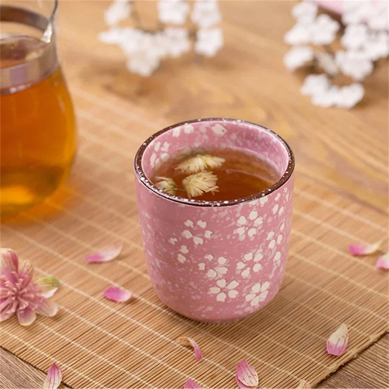 Sakura Porcelain Tea Cup - view 2