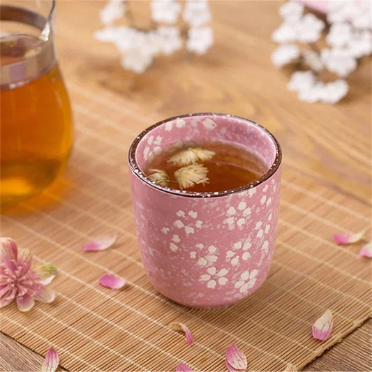 Sakura Porcelain Tea Cup - view 2