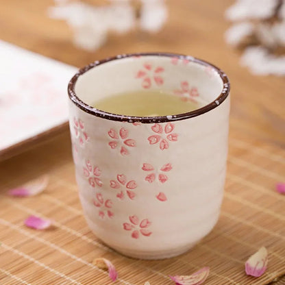 Sakura Porcelain Tea Cup - view 3