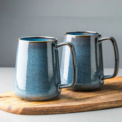 700ml Nordic ceramic teapot with matching cup in cozy setting