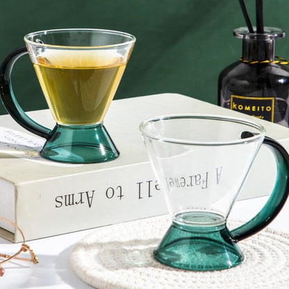 Glass teapot with infuser, minimalist style