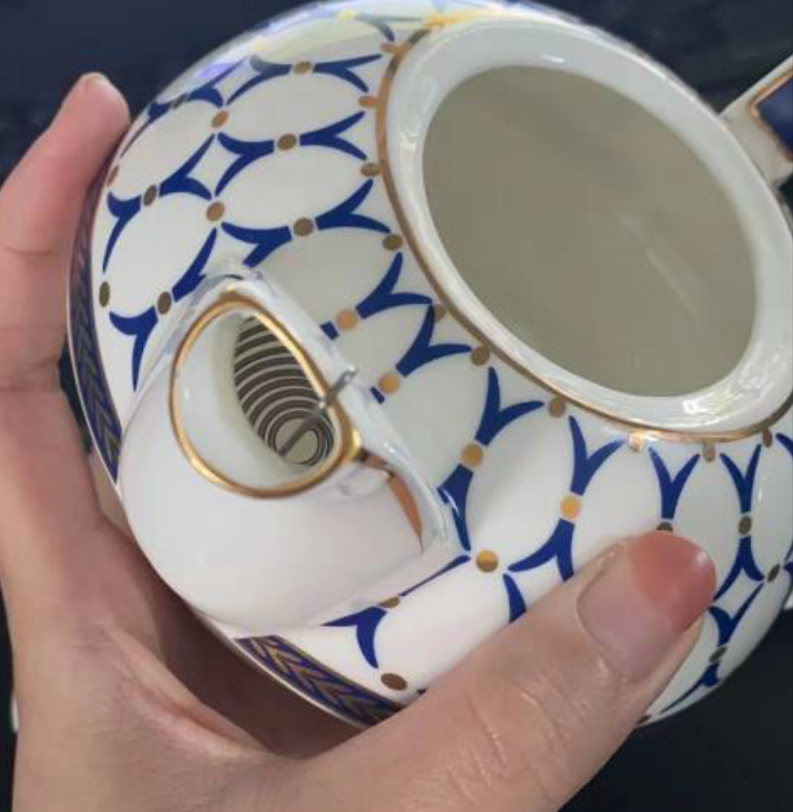 Scandinavian teapot 400ml porcelain