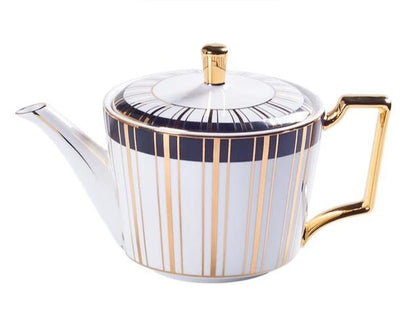 Nordic design porcelain teapot 700ml with matching 200ml cup and saucer