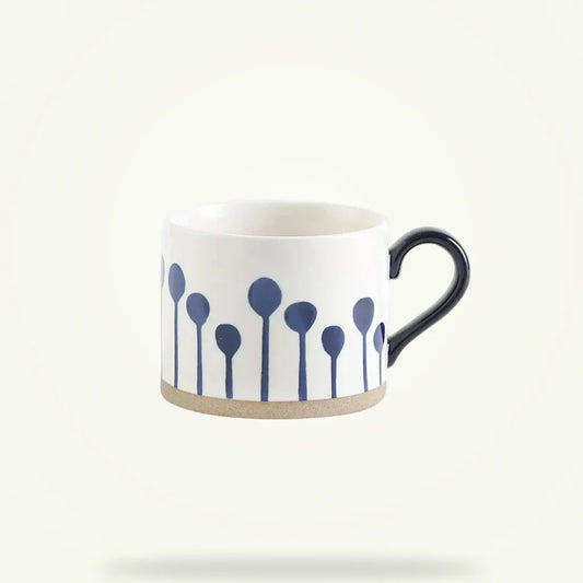 Scandinavian ceramic teapot 450ml matte glaze packshot on neutral background