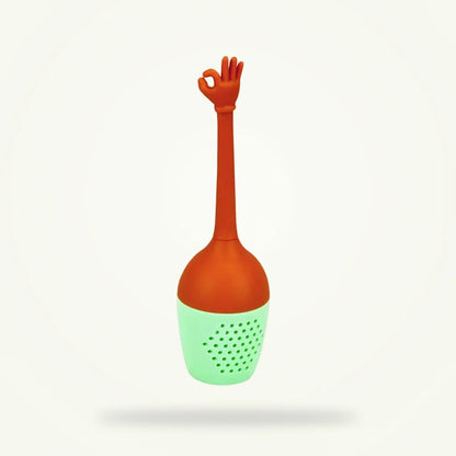 Silicone Tea Infuser for Loose Leaf Tea, product photo on a plain background