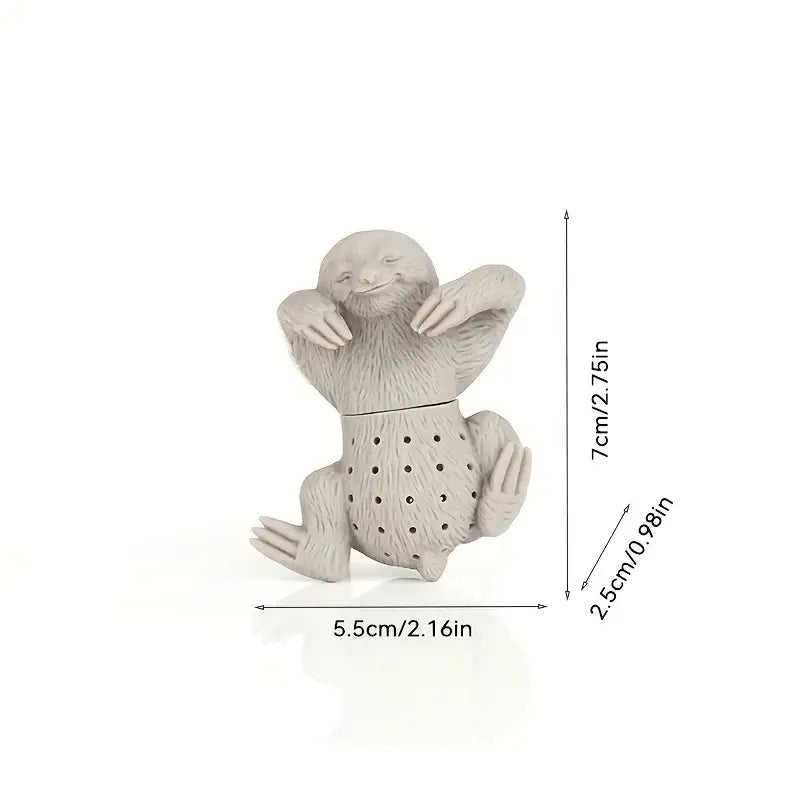Sloth tea infuser 7x5.5cm size view