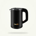 Small Electric Kettle 600W, 0.6L Black Stainless Steel