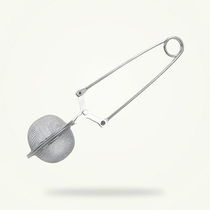 Stainless Steel Ball Tea Infuser, Fine Mesh, Easy to Clean, product photo on a plain background