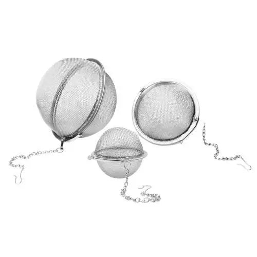 Small 1.8 inch stainless steel ball infuser size comparison