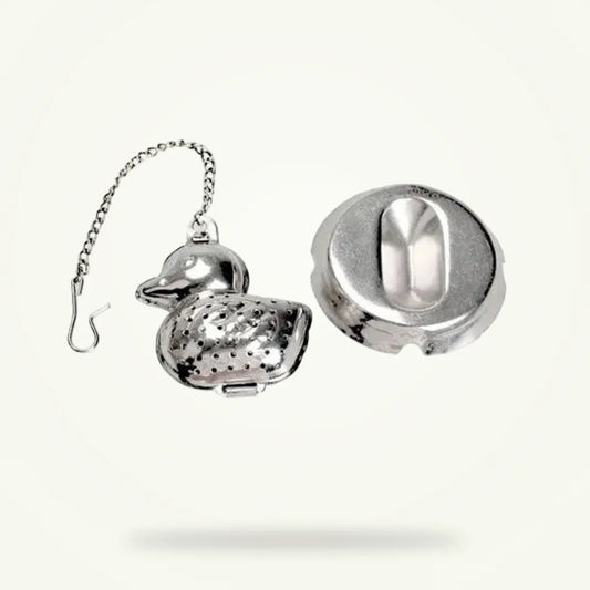 Stainless Steel Duck Tea Infuser by Granny Lulu, product photo on a plain background