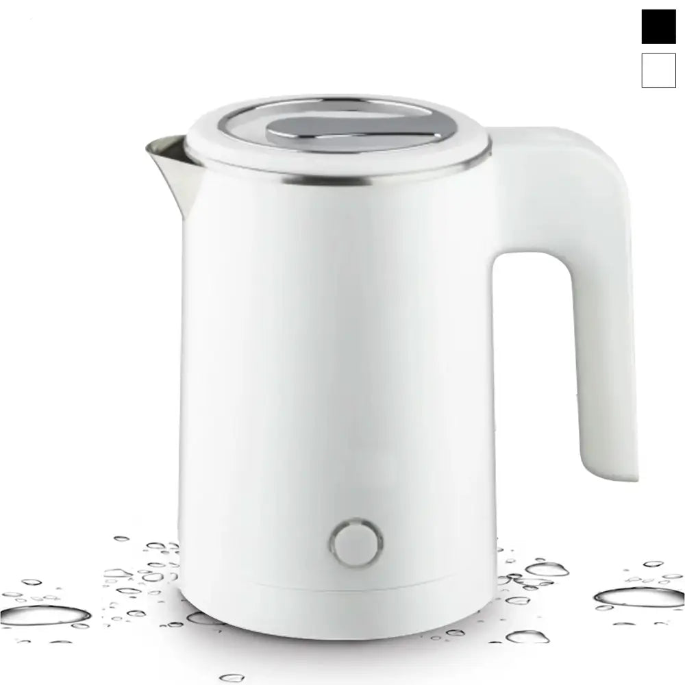Modern stainless steel electric teapot for daily home tea brewing