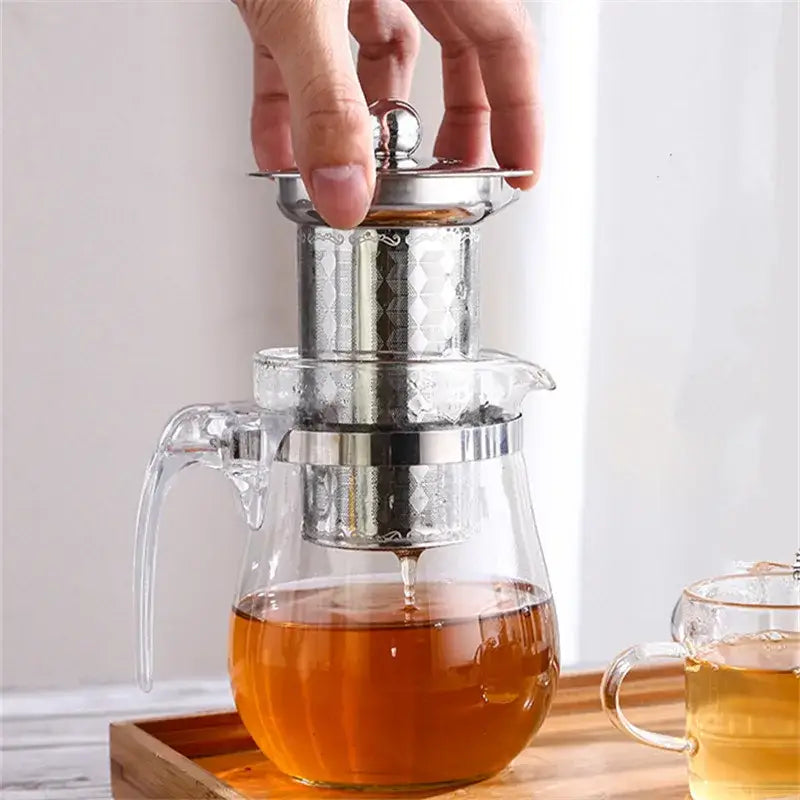 Stainless steel tea infuser for iced tea with fine mesh