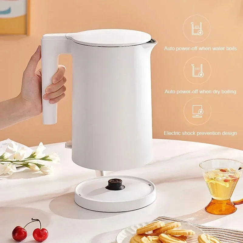 Stainless Steel Kettle 1.7L, Double Wall