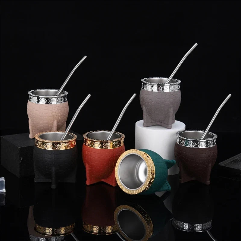Stainless Steel Mate Cup with Double Wall