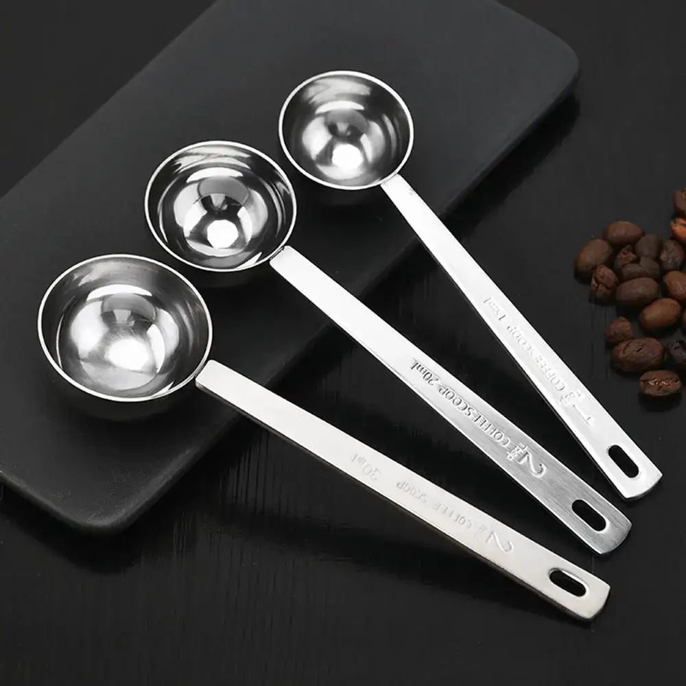 Stainless steel spoon for measuring coffee and spices