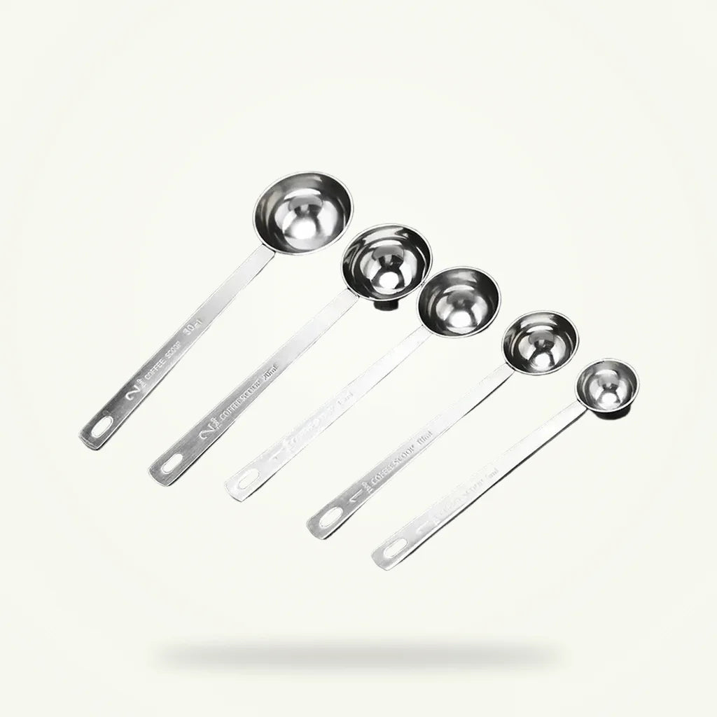 Stainless Steel Measuring Spoon for Tea and Coffee, product photo on a plain background