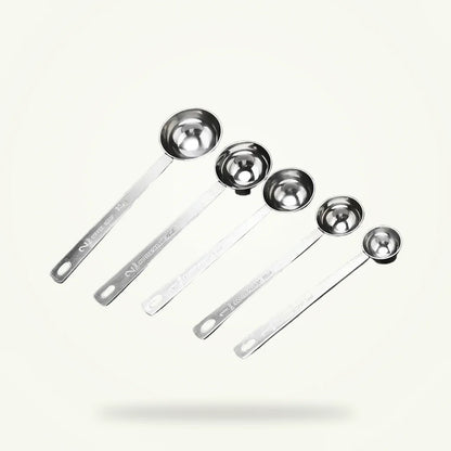 Stainless Steel Measuring Spoon for Tea and Coffee, product photo on a plain background